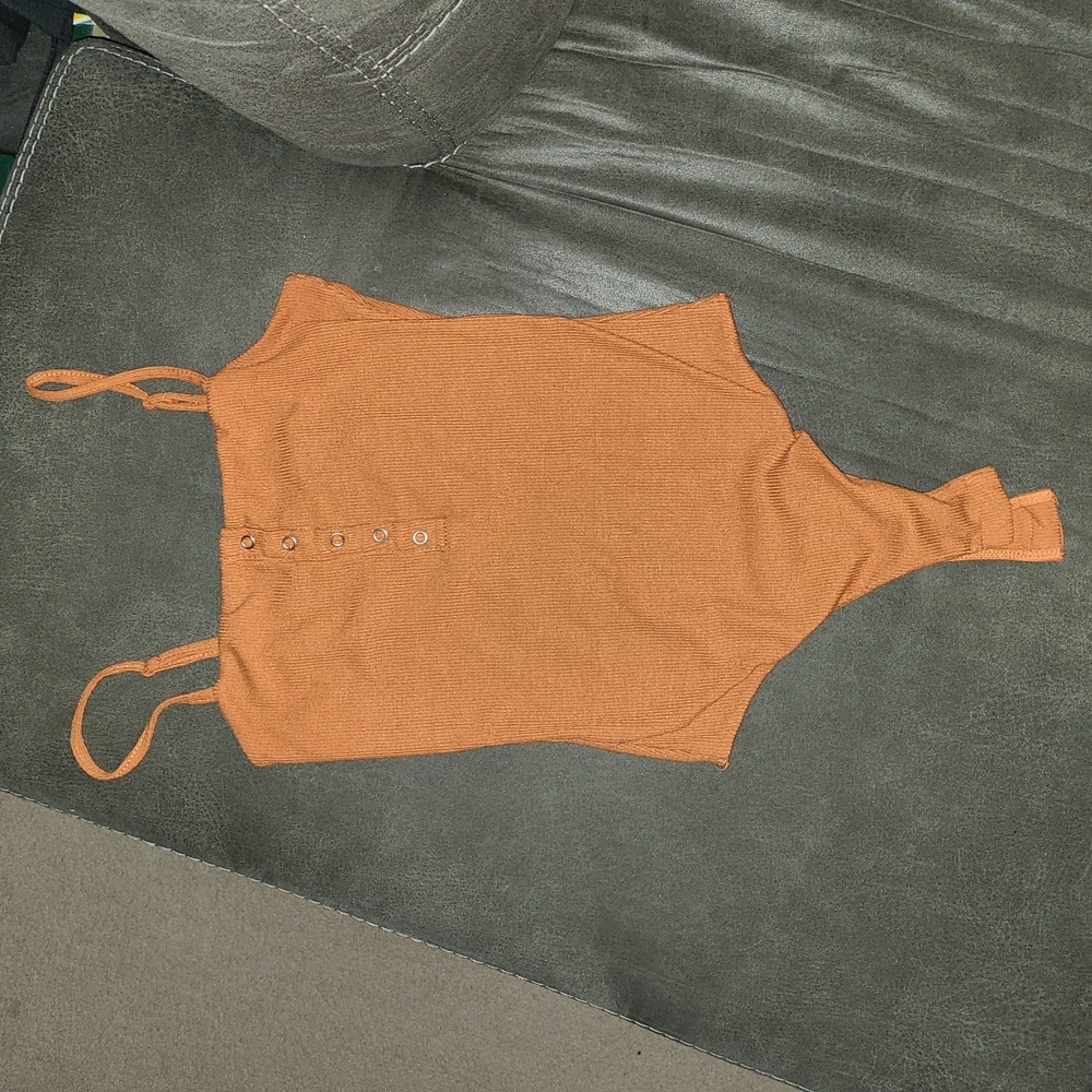 Orange bodysuit Rue21 small